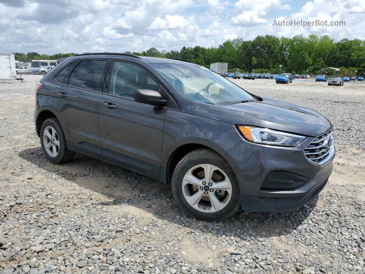 2020 Ford Edge Se Gray vin: 2FMPK3G96LBB24433