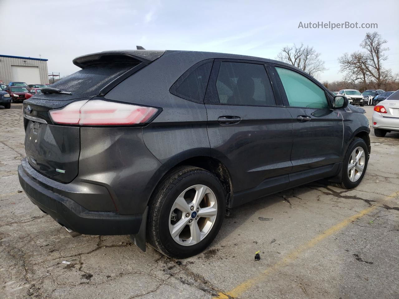 2020 Ford Edge Se Black vin: 2FMPK3G96LBB40714