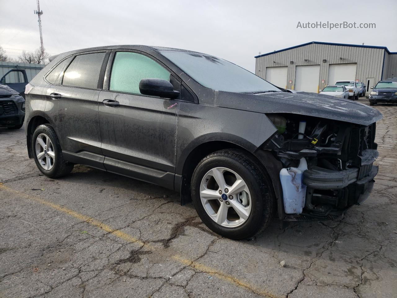 2020 Ford Edge Se Black vin: 2FMPK3G96LBB40714