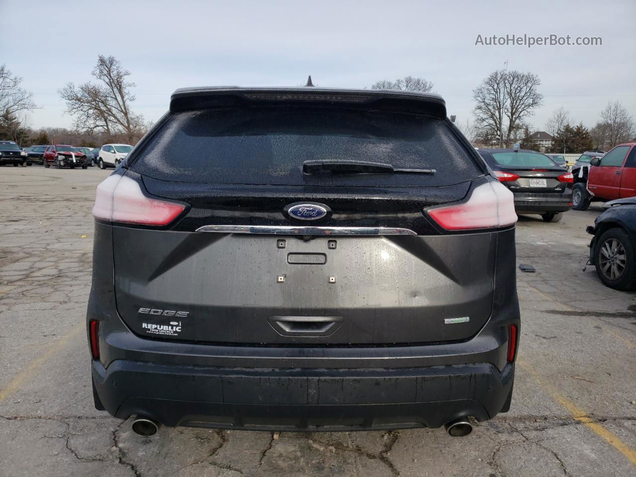 2020 Ford Edge Se Black vin: 2FMPK3G96LBB40714