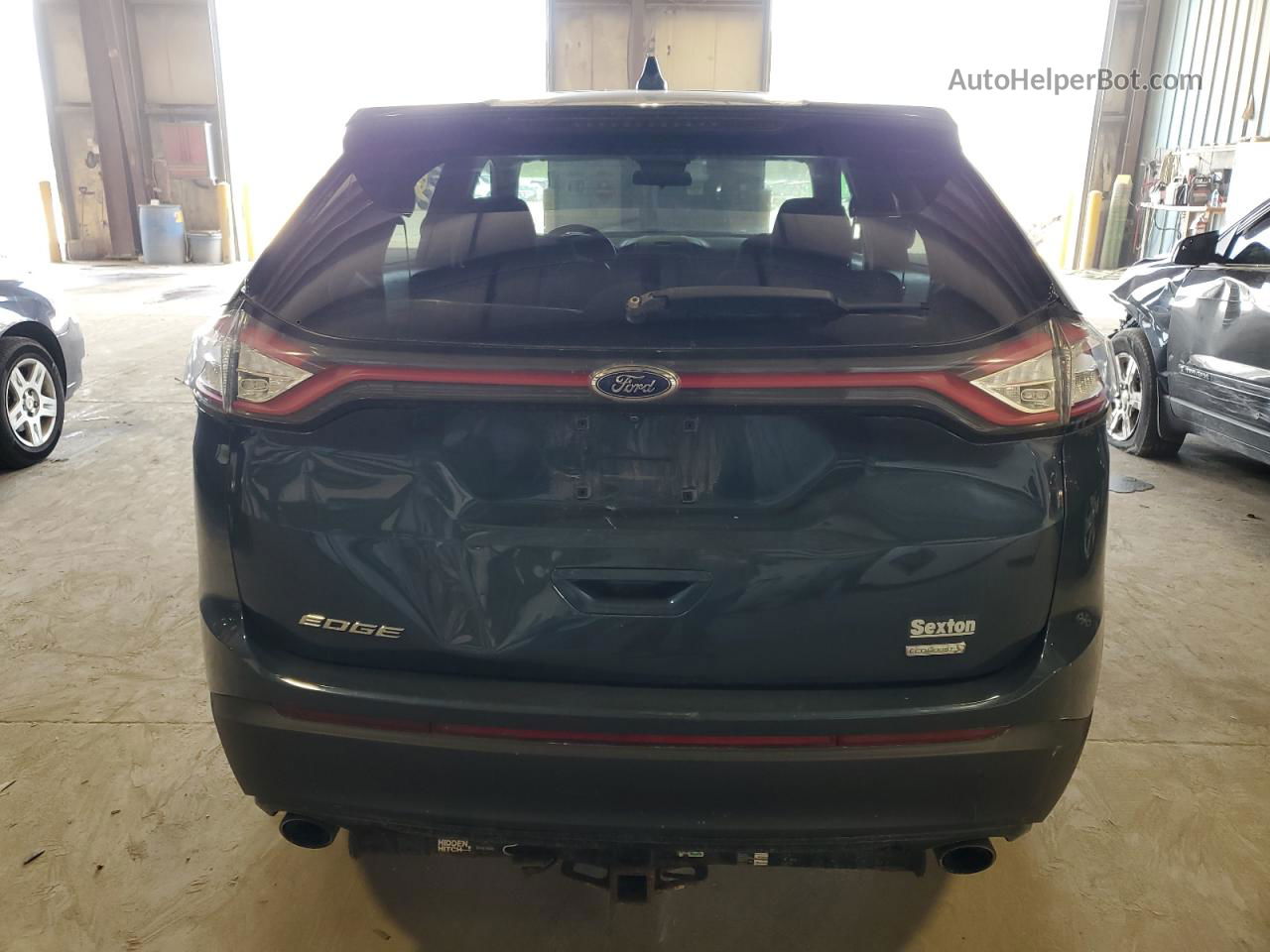 2016 Ford Edge Se Синий vin: 2FMPK3G97GBB03077