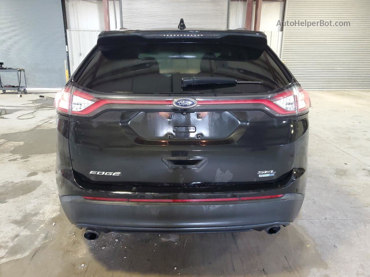 2016 Ford Edge Se Black vin: 2FMPK3G97GBB48293