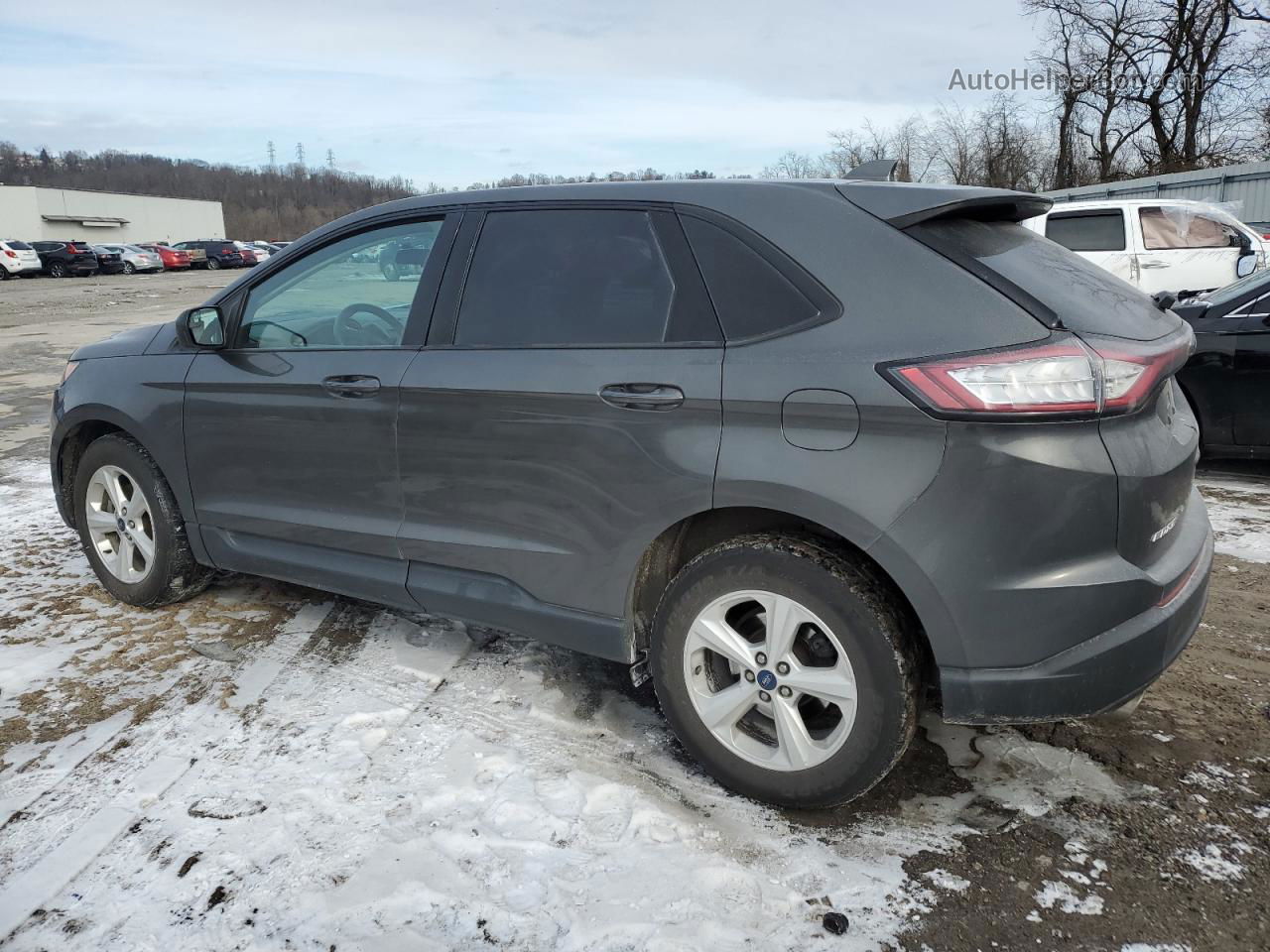 2016 Ford Edge Se Charcoal vin: 2FMPK3G97GBC21341