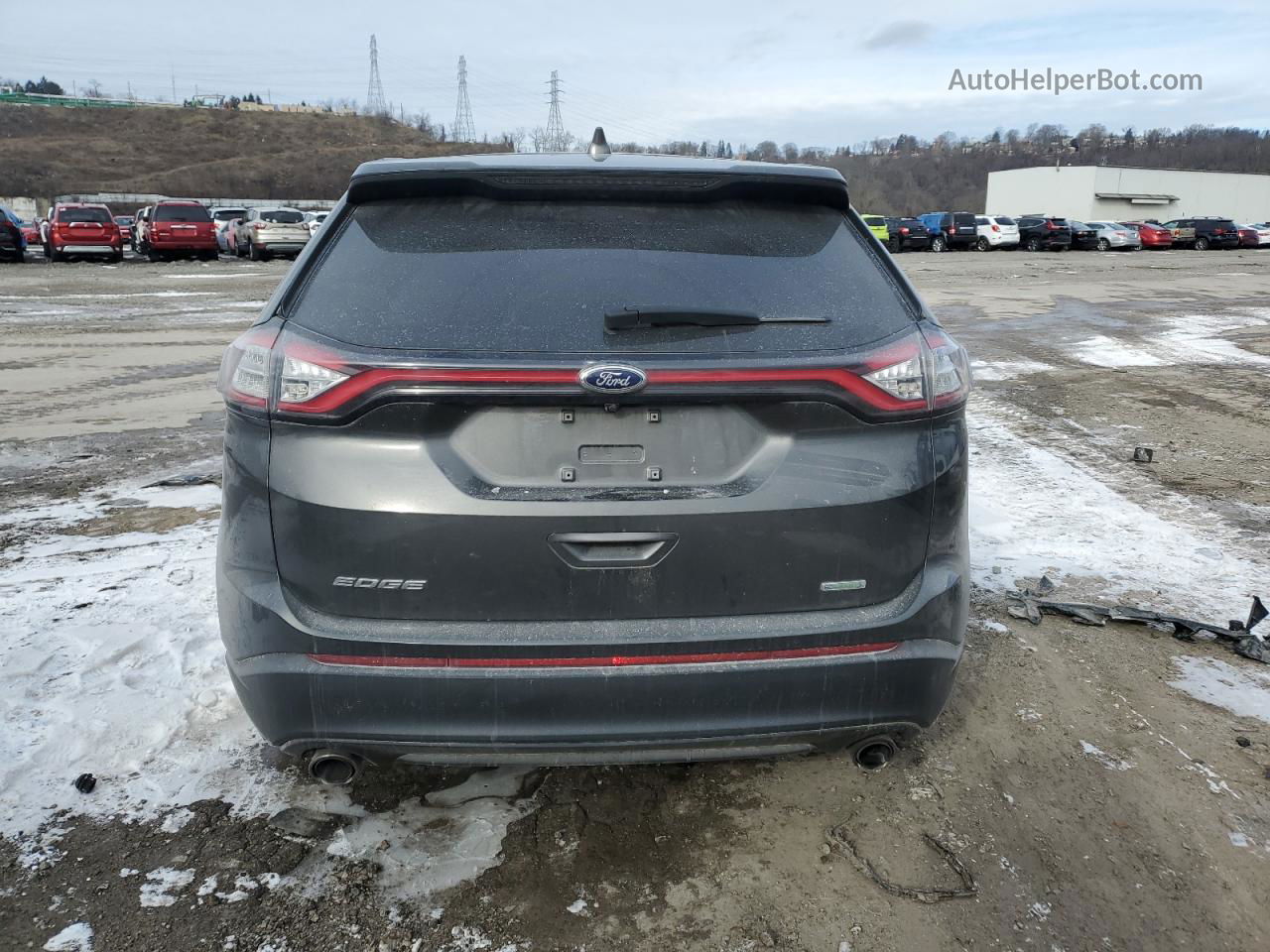 2016 Ford Edge Se Charcoal vin: 2FMPK3G97GBC21341