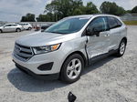 2016 Ford Edge Se Silver vin: 2FMPK3G97GBC34106