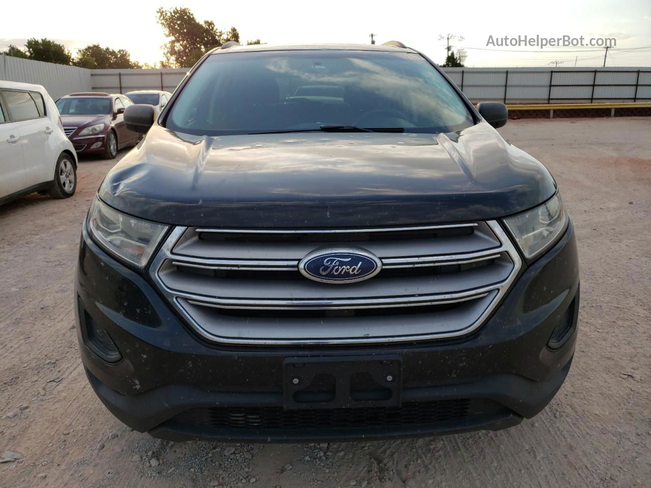 2017 Ford Edge Se Black vin: 2FMPK3G97HBB68240