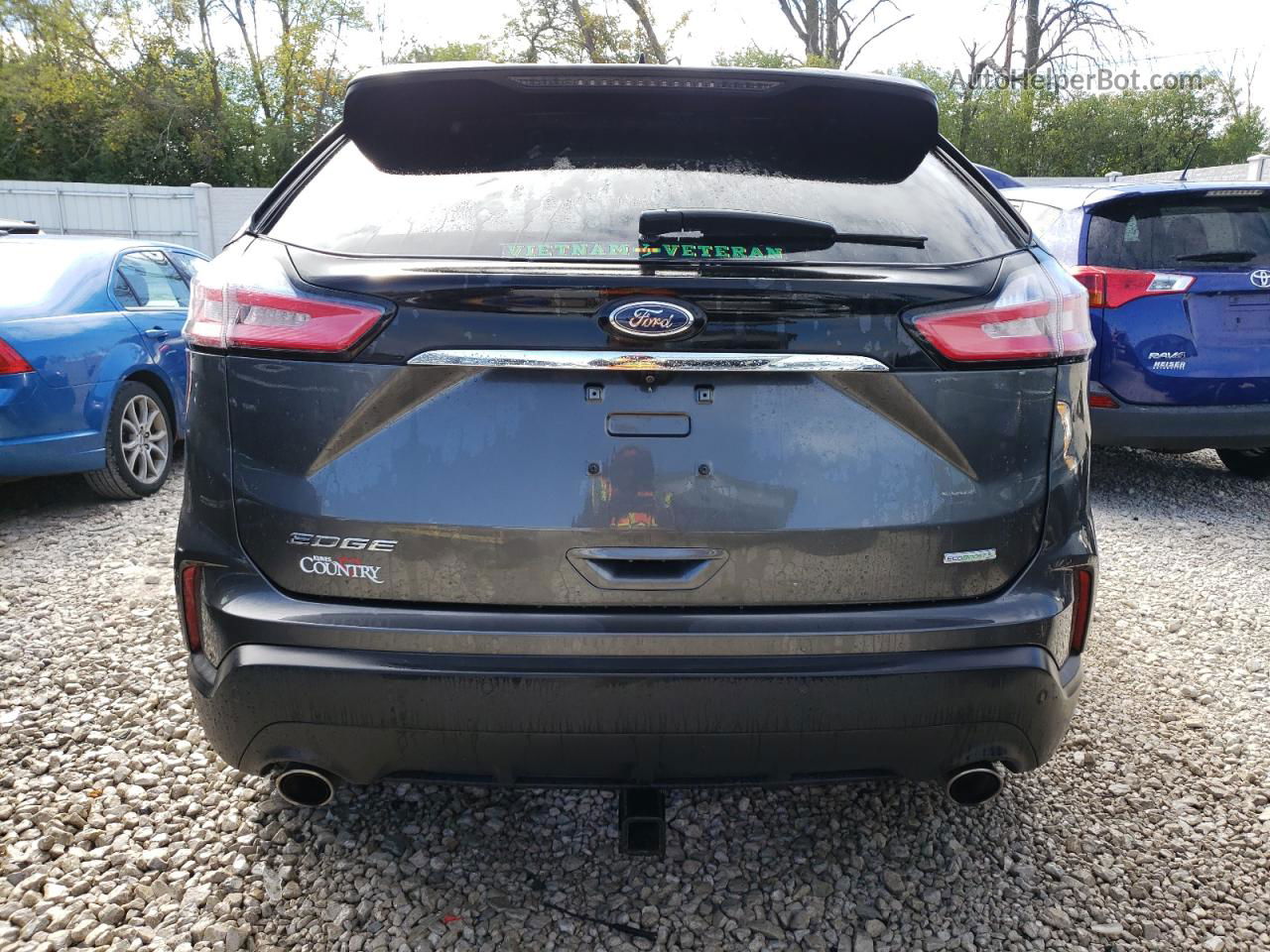 2020 Ford Edge Se Gray vin: 2FMPK3G97LBB07639