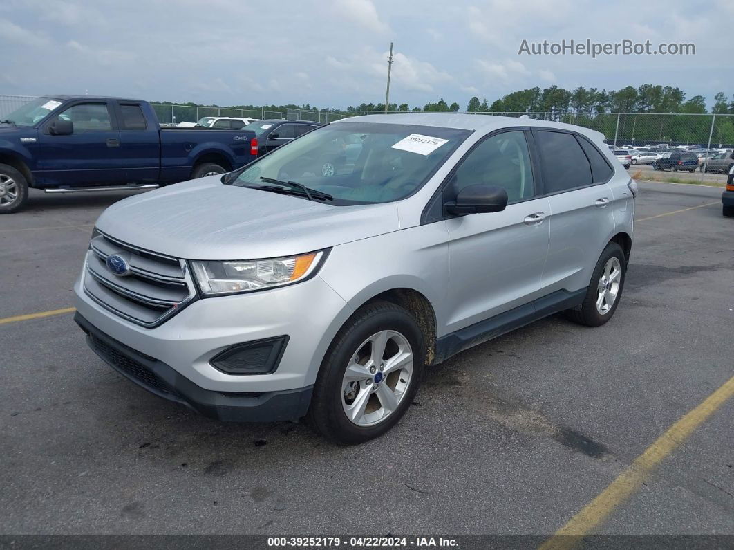 2016 Ford Edge Se Серебряный vin: 2FMPK3G98GBC00613