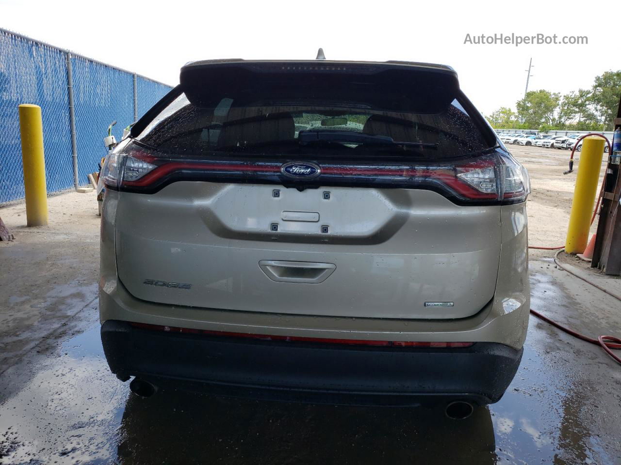 2018 Ford Edge Se Beige vin: 2FMPK3G98JBC19864