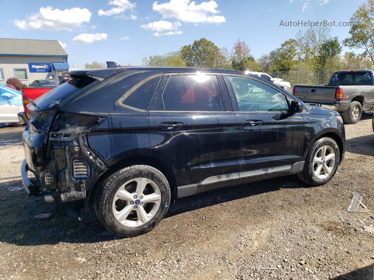 2018 Ford Edge Se Black vin: 2FMPK3G98JBC25759