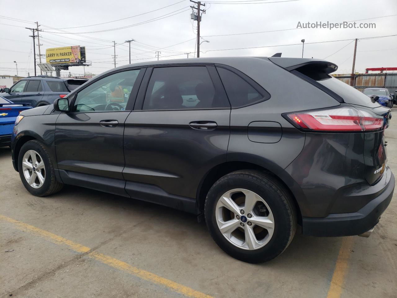 2020 Ford Edge Se Black vin: 2FMPK3G98LBA14368