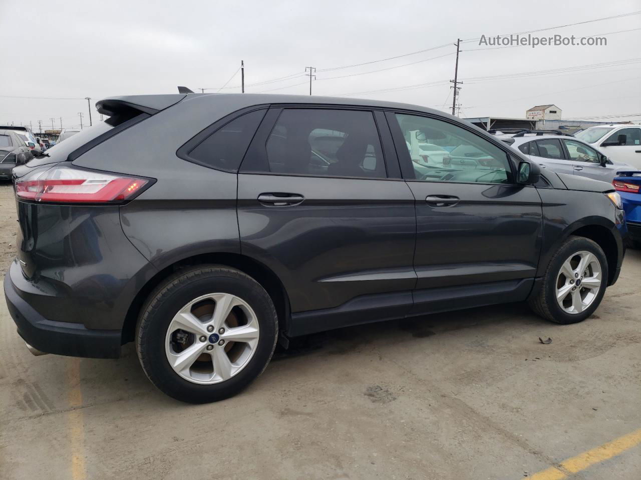 2020 Ford Edge Se Black vin: 2FMPK3G98LBA14368