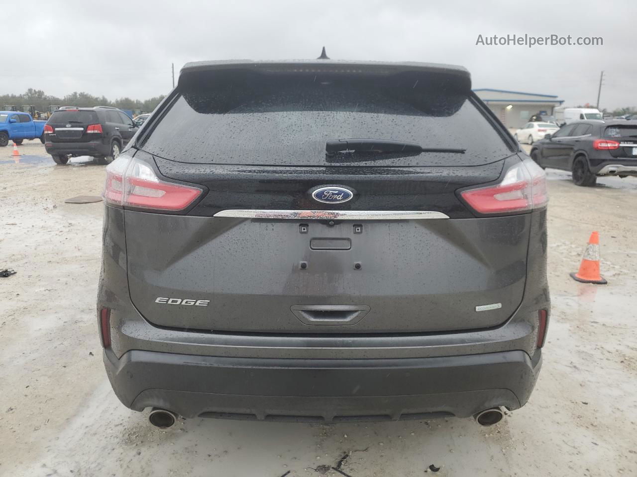 2020 Ford Edge Se Gray vin: 2FMPK3G98LBA23734