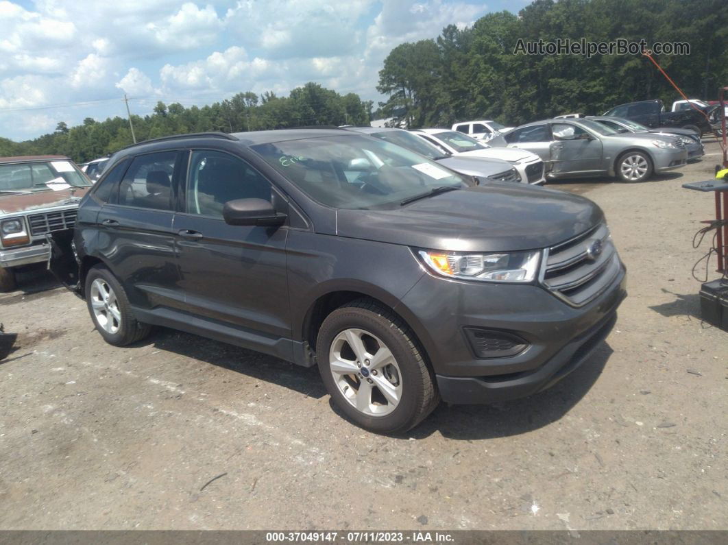 2016 Ford Edge Se Gray vin: 2FMPK3G99GBB14940