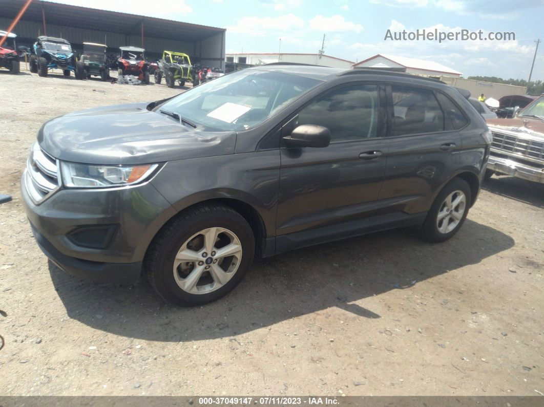 2016 Ford Edge Se Gray vin: 2FMPK3G99GBB14940