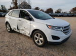 2016 Ford Edge Se White vin: 2FMPK3G99GBB59828