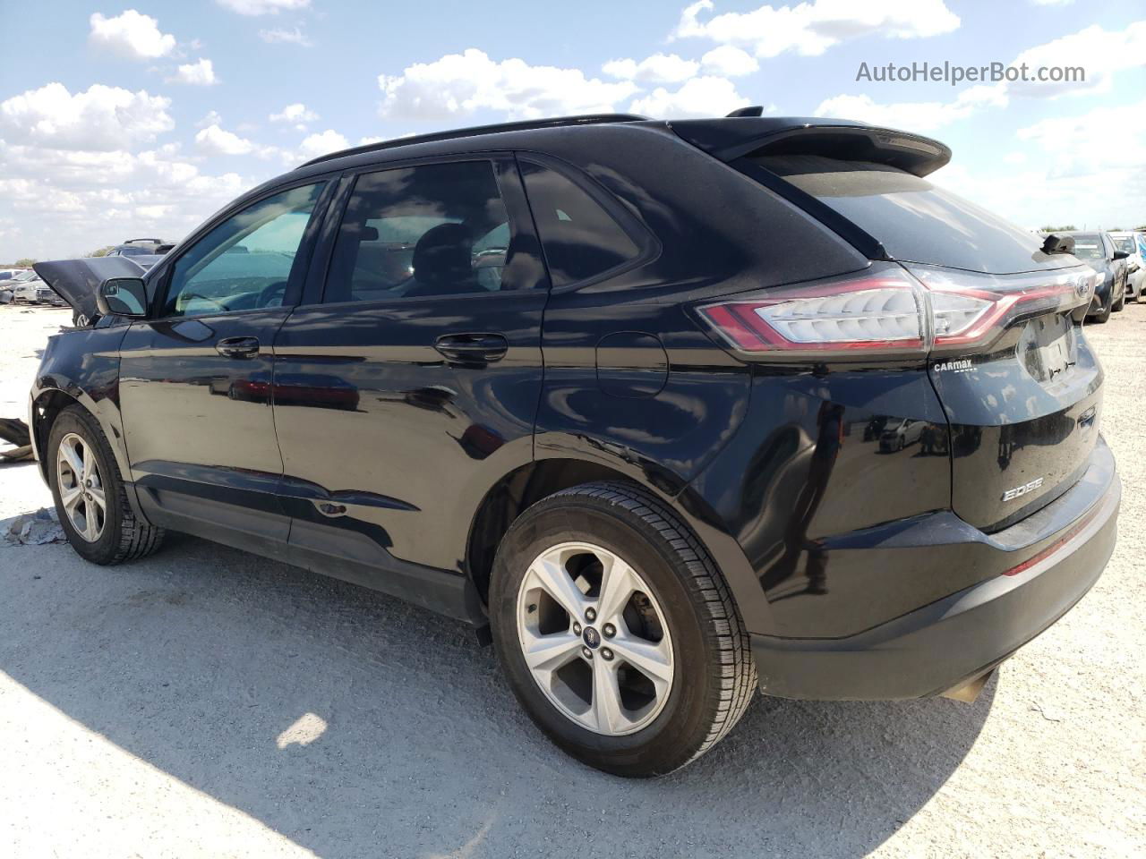 2018 Ford Edge Se Black vin: 2FMPK3G99JBC19890