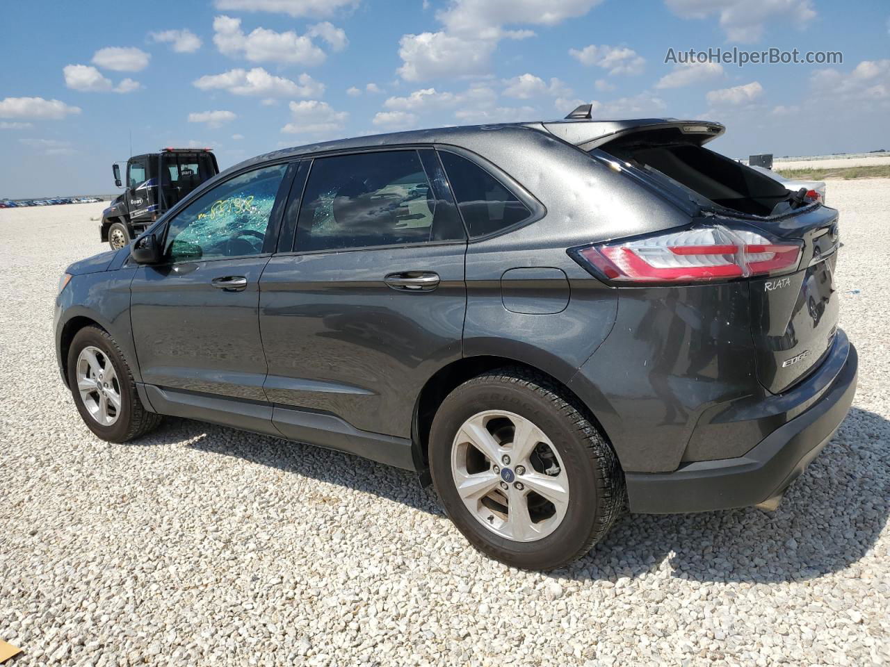 2019 Ford Edge Se Gray vin: 2FMPK3G99KBC26839