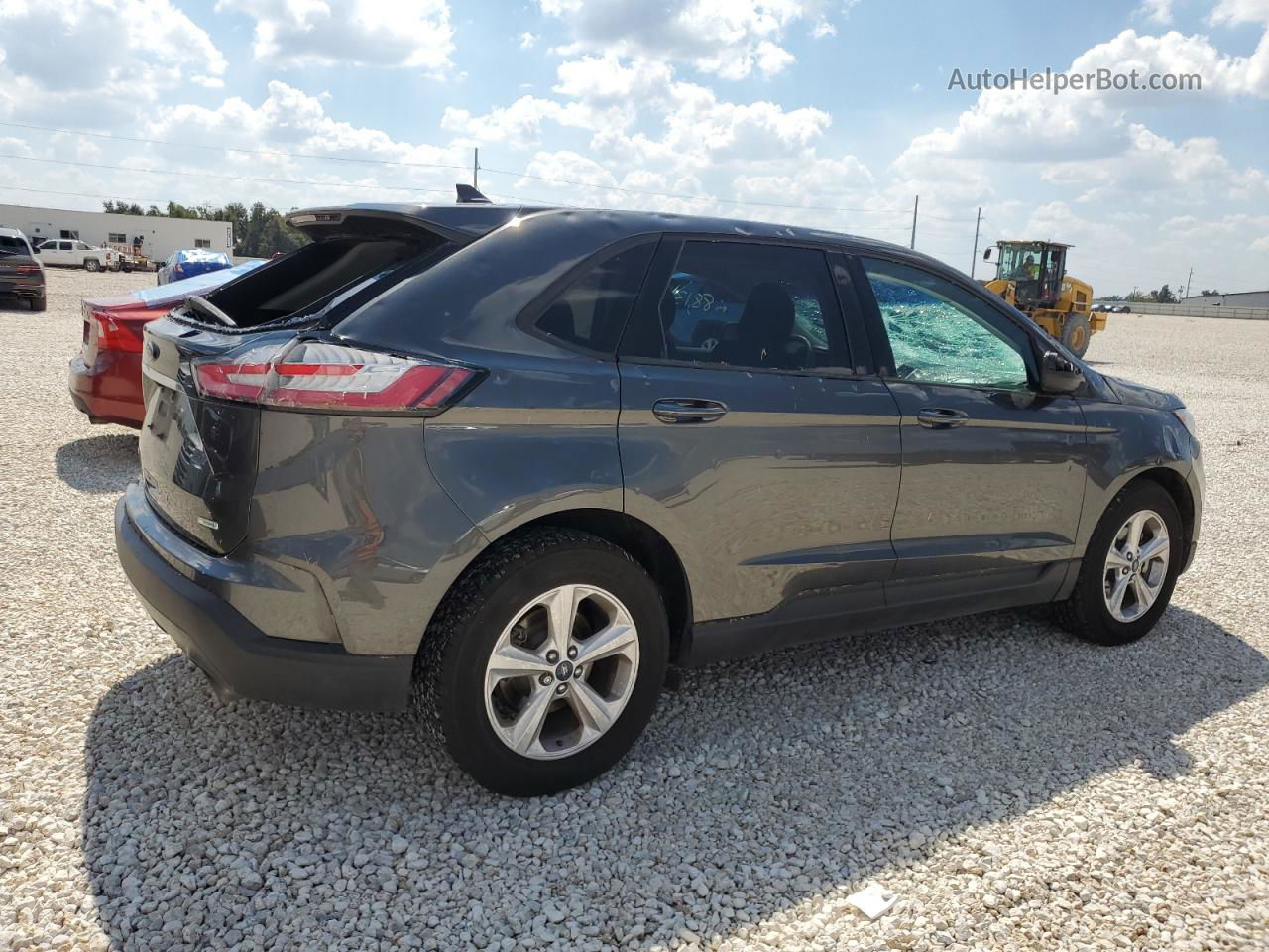 2019 Ford Edge Se Gray vin: 2FMPK3G99KBC26839