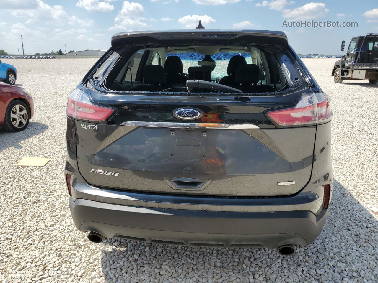 2019 Ford Edge Se Gray vin: 2FMPK3G99KBC26839