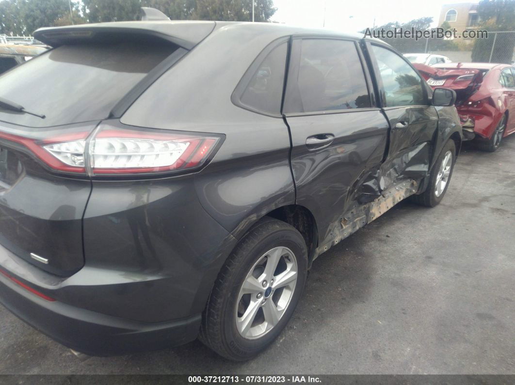 2016 Ford Edge Se Серый vin: 2FMPK3G9XGBB91932