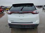 2018 Ford Edge Se White vin: 2FMPK3G9XJBC56494