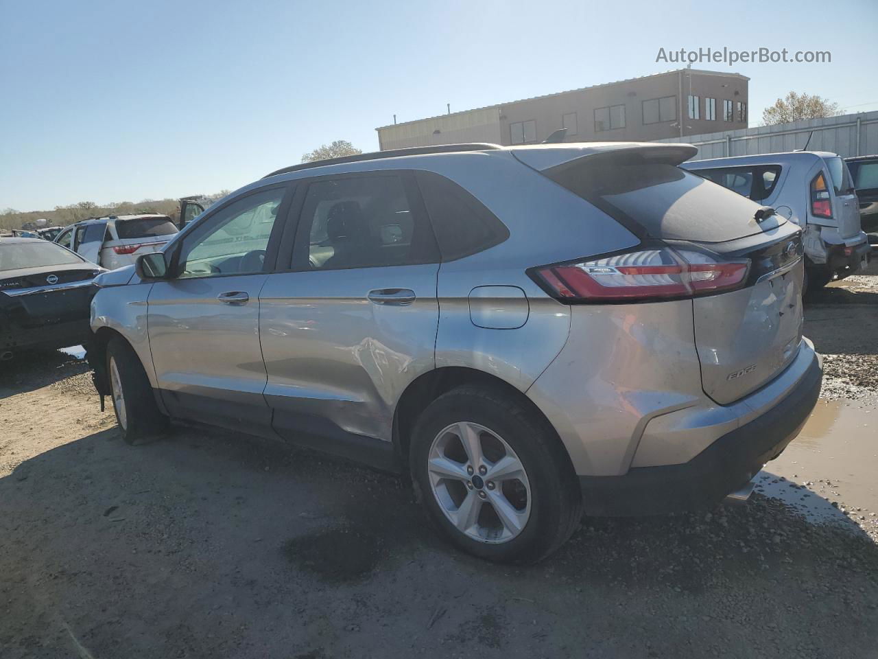 2020 Ford Edge Se Silver vin: 2FMPK3G9XLBB14181