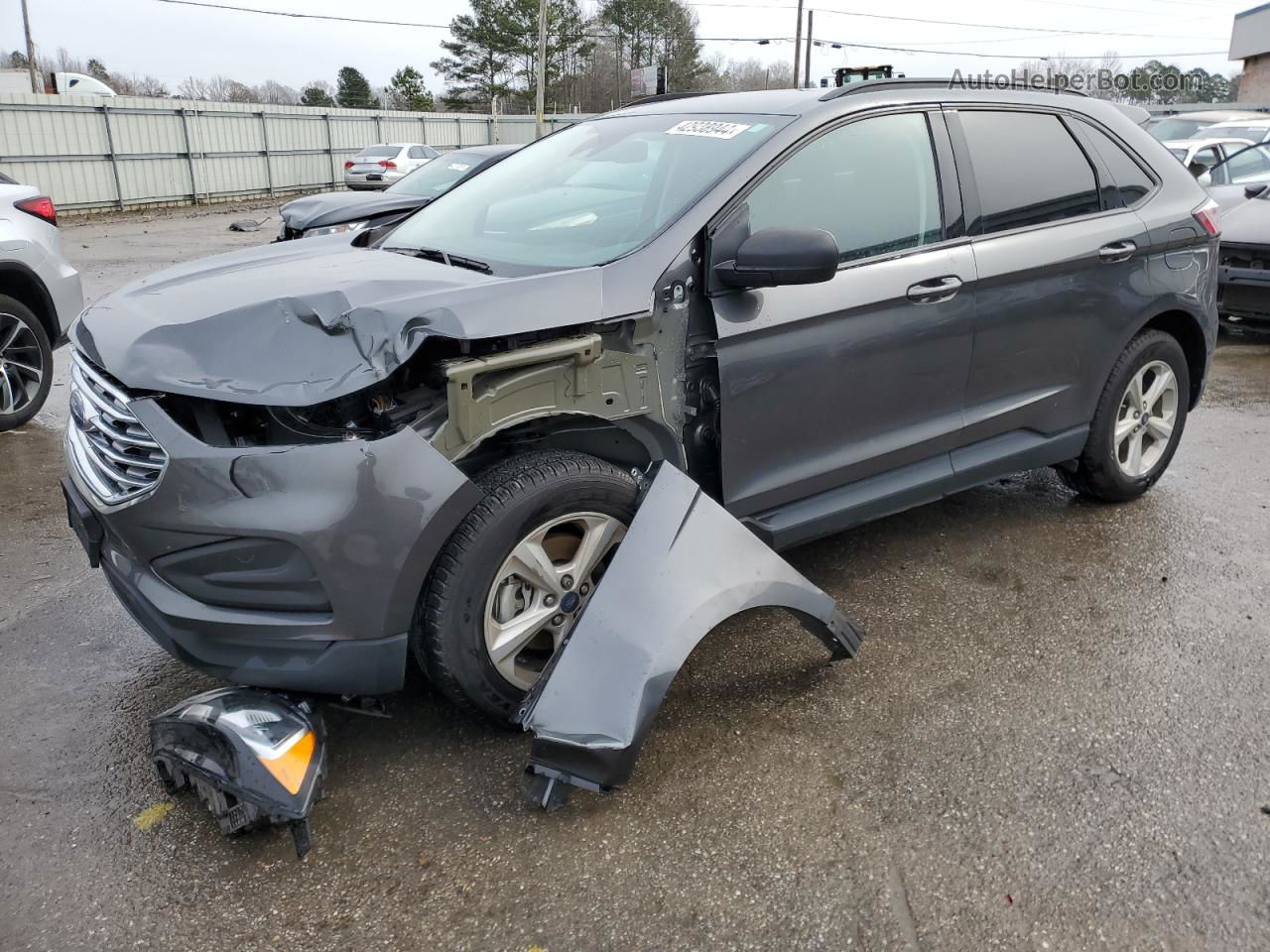 2020 Ford Edge Se Серый vin: 2FMPK3G9XLBB46256