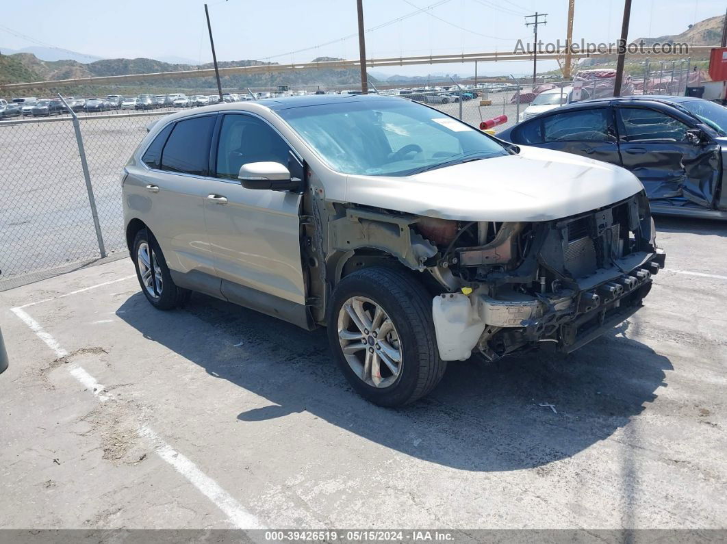 2018 Ford Edge Sel Gold vin: 2FMPK3J80JBB79778