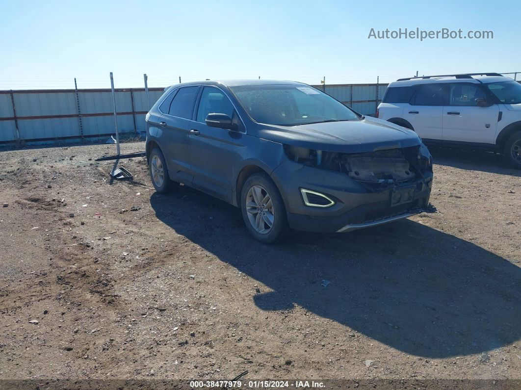 2016 Ford Edge Sel Gray vin: 2FMPK3J81GBB94086