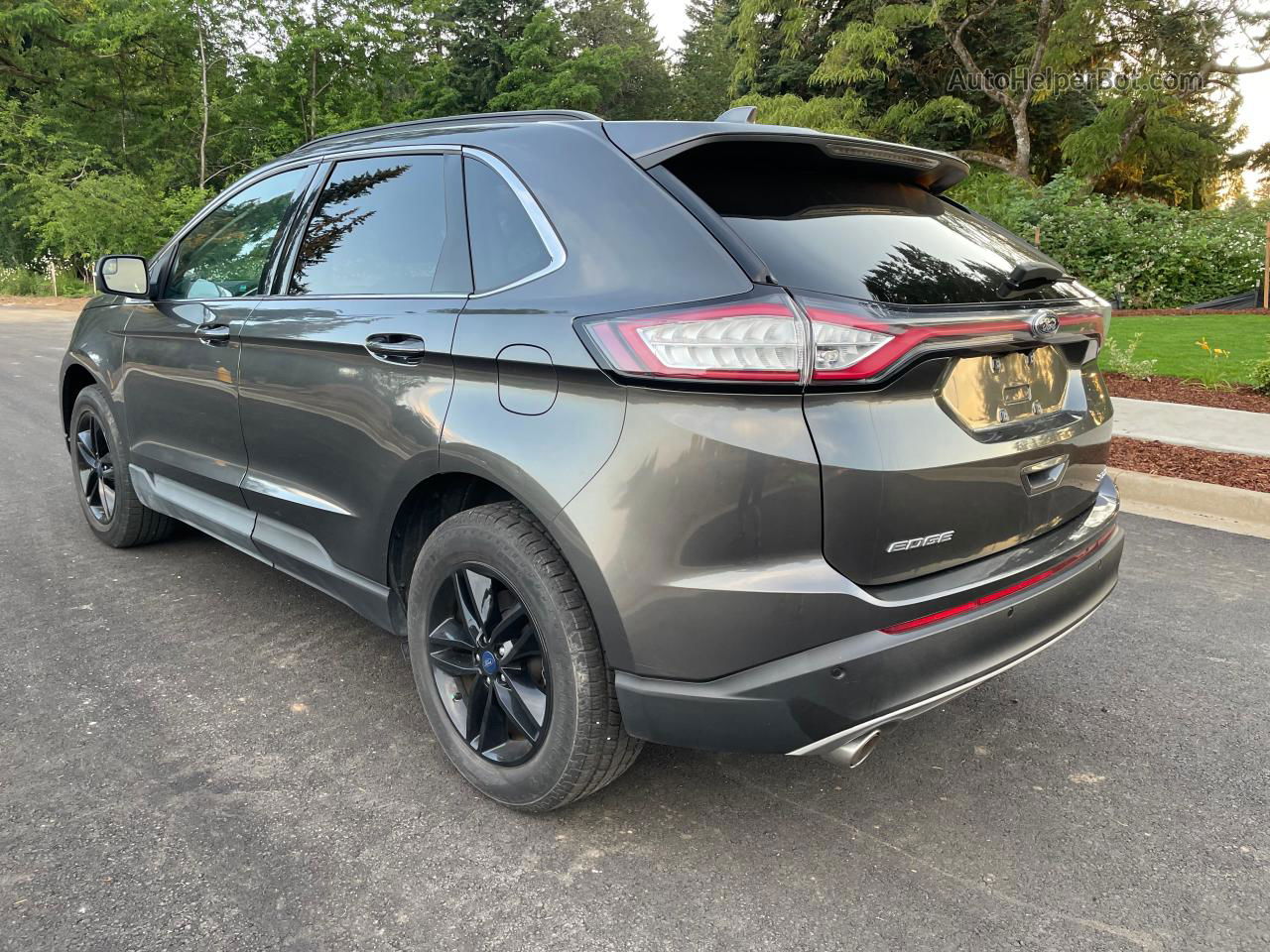 2016 Ford Edge Sel Серый vin: 2FMPK3J81GBB95299