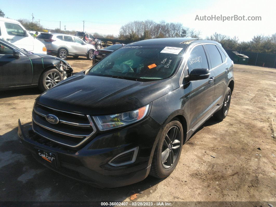 2015 Ford Edge Sel Black vin: 2FMPK3J82FBB40200