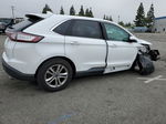 2018 Ford Edge Sel White vin: 2FMPK3J82JBB52999