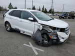 2018 Ford Edge Sel White vin: 2FMPK3J82JBB52999