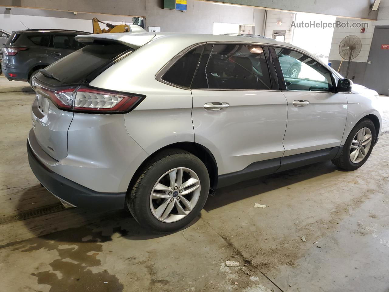 2016 Ford Edge Sel White vin: 2FMPK3J83GBB47948