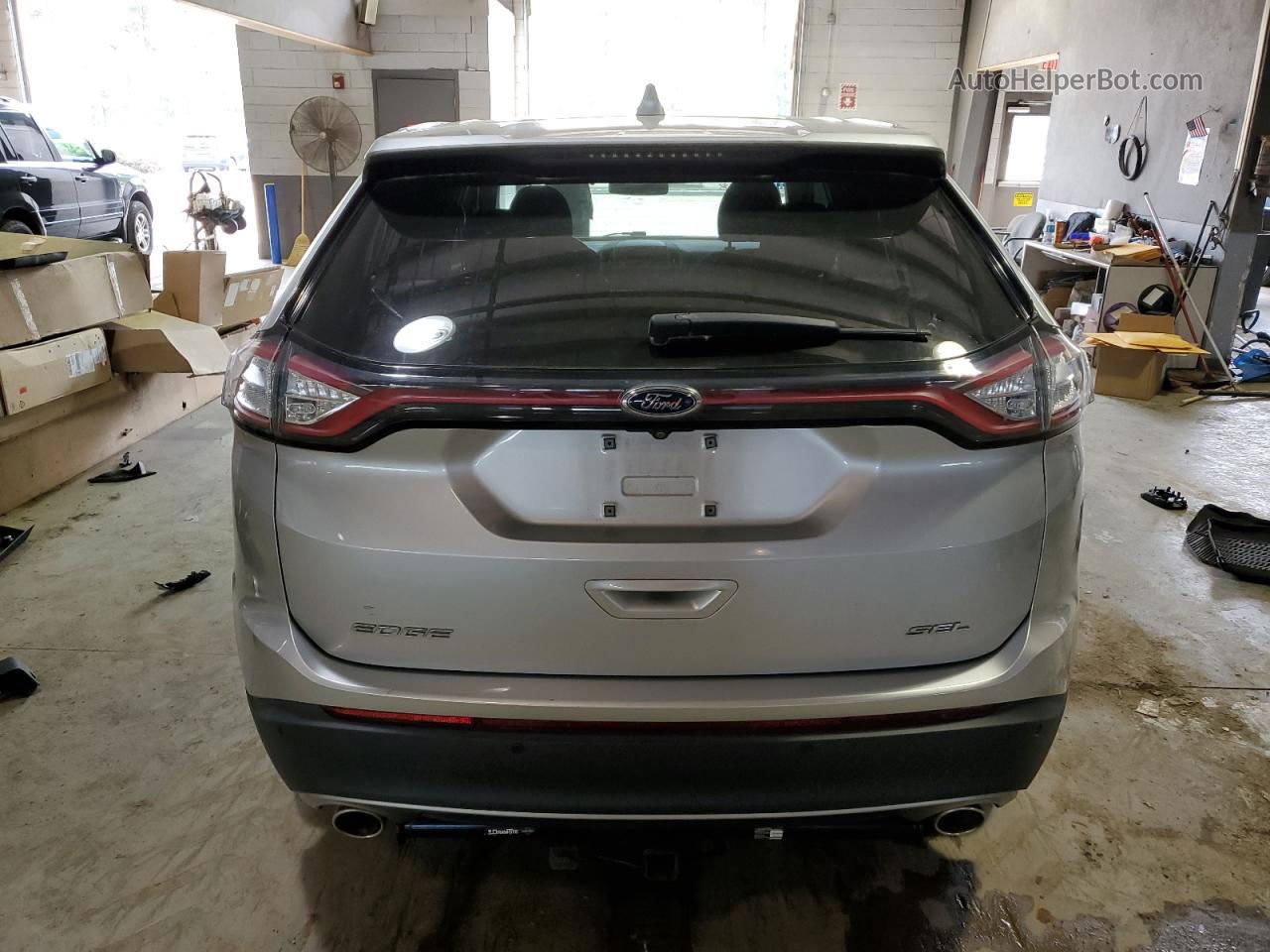 2016 Ford Edge Sel White vin: 2FMPK3J83GBB47948