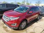 2017 Ford Edge Sel Burgundy vin: 2FMPK3J83HBB88775