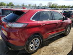 2017 Ford Edge Sel Burgundy vin: 2FMPK3J83HBB88775