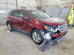 2018 Ford Edge Sel Red vin: 2FMPK3J83JBC47345