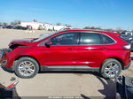 2017 Ford Edge Sel Red vin: 2FMPK3J84HBB27161