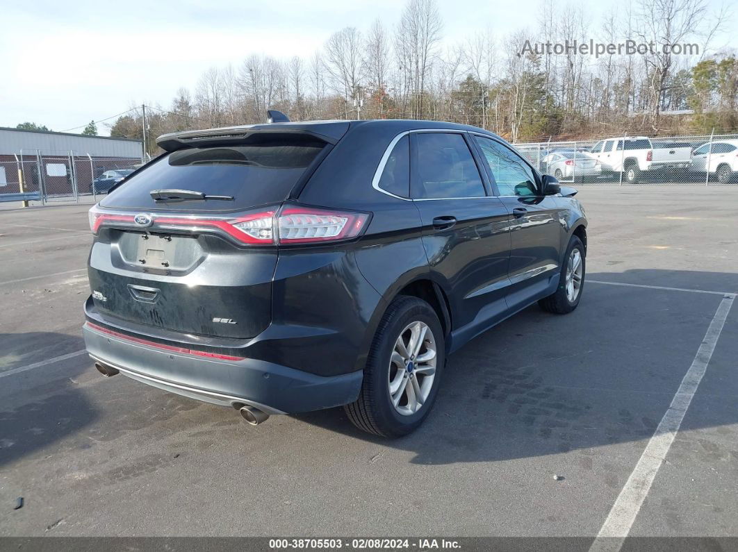 2015 Ford Edge Sel Black vin: 2FMPK3J85FBB51594