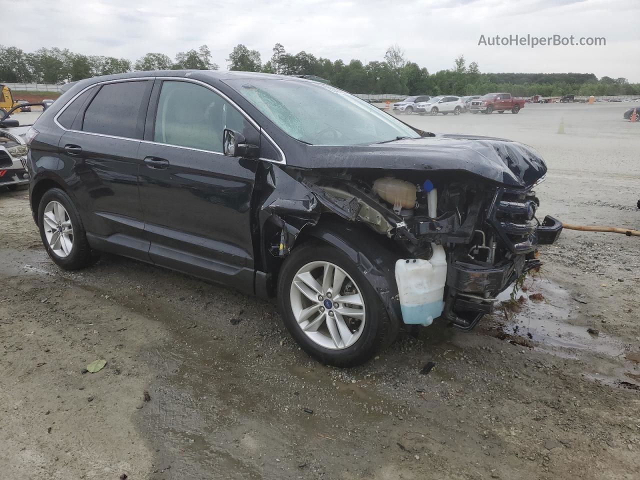 2016 Ford Edge Sel Black vin: 2FMPK3J86GBC04305