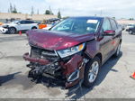 2017 Ford Edge Sel Burgundy vin: 2FMPK3J87HBB56928