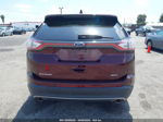 2017 Ford Edge Sel Burgundy vin: 2FMPK3J87HBB56928