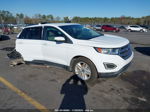 2018 Ford Edge Sel White vin: 2FMPK3J87JBB55946