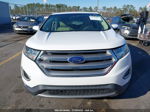 2018 Ford Edge Sel White vin: 2FMPK3J87JBB55946