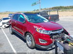 2018 Ford Edge Sel Red vin: 2FMPK3J87JBB73203