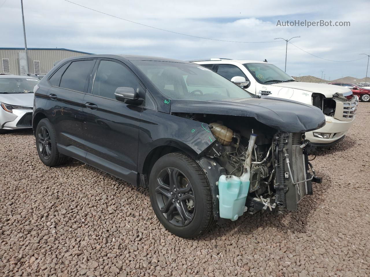 2018 Ford Edge Sel Black vin: 2FMPK3J88JBB73131