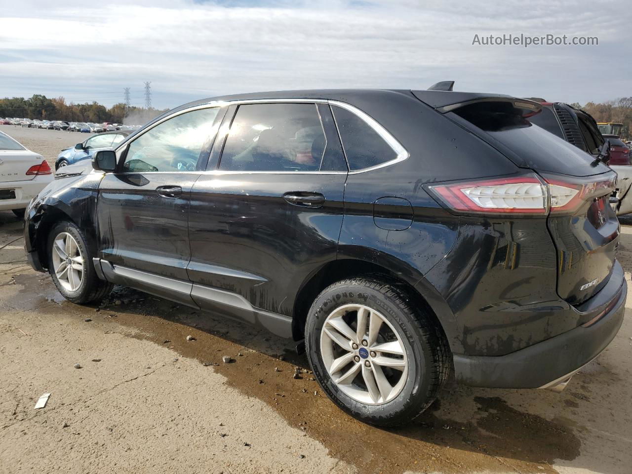 2018 Ford Edge Sel Black vin: 2FMPK3J89JBB27937