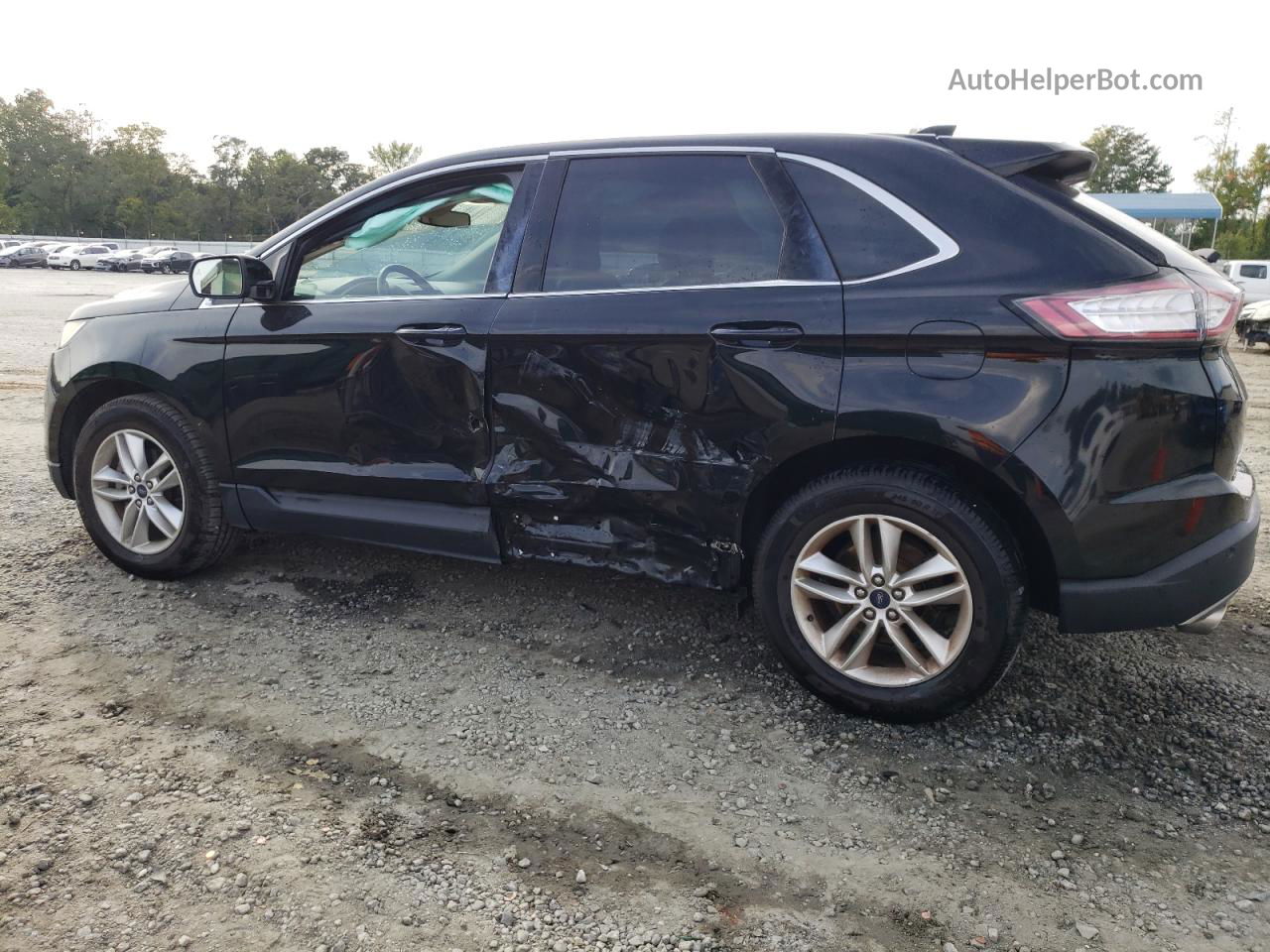 2016 Ford Edge Sel Black vin: 2FMPK3J8XGBC49487